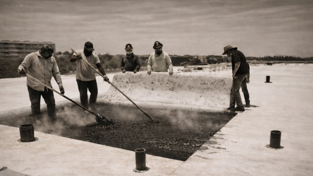 roof inspection showing subtle signs of roof damage