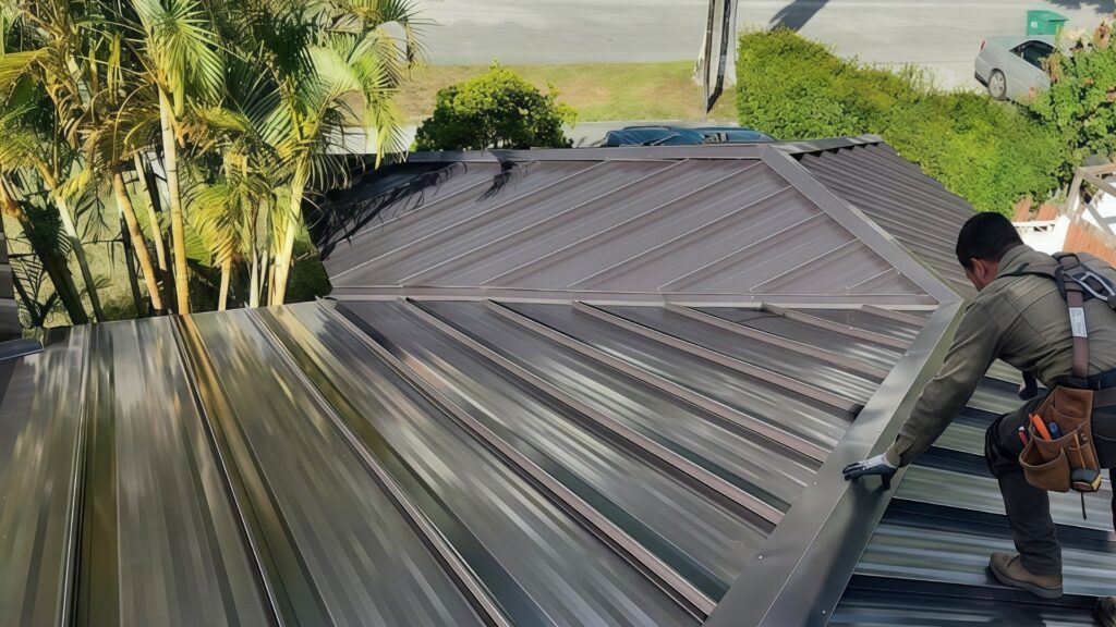 Roof repair near me service fixing a small roof leak before roof replacement becomes necessary