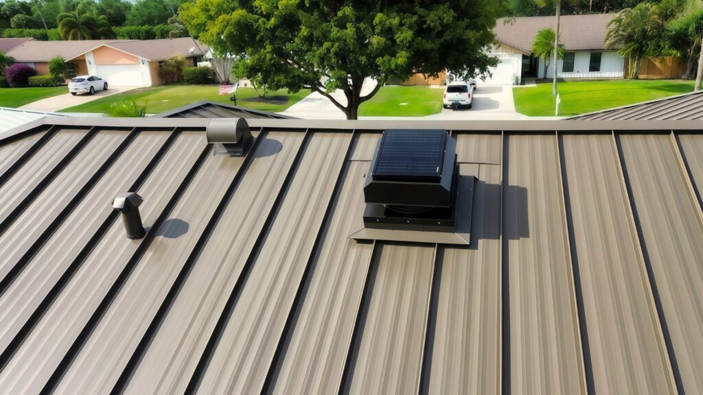 Roof ventilation system helping protect a Florida home