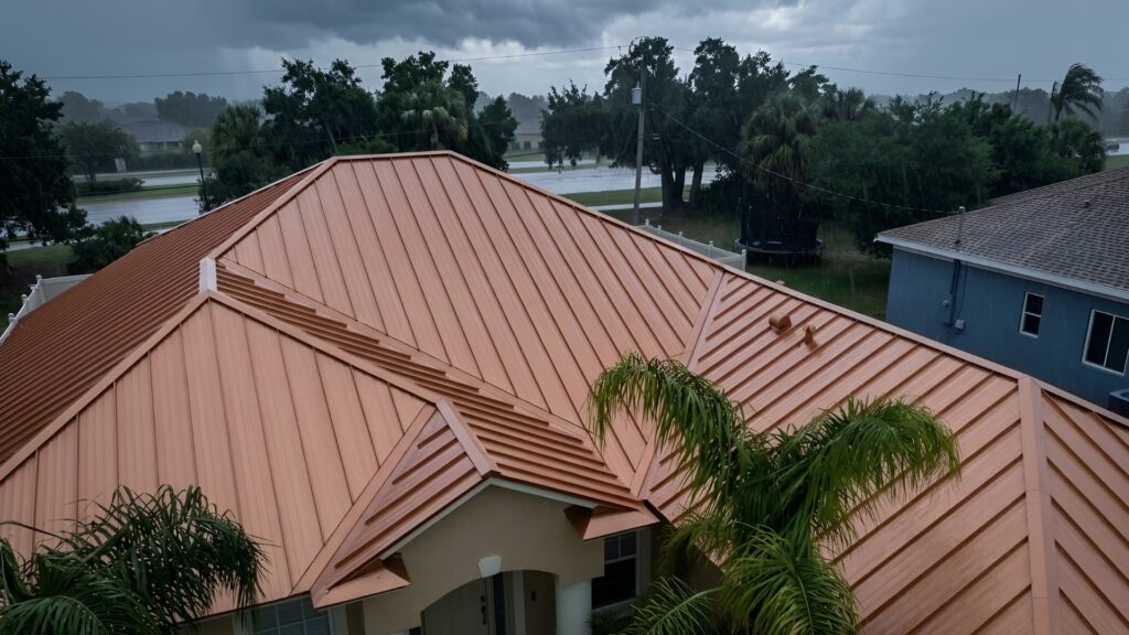 Wind uplift roof damage during Florida hurricanes
