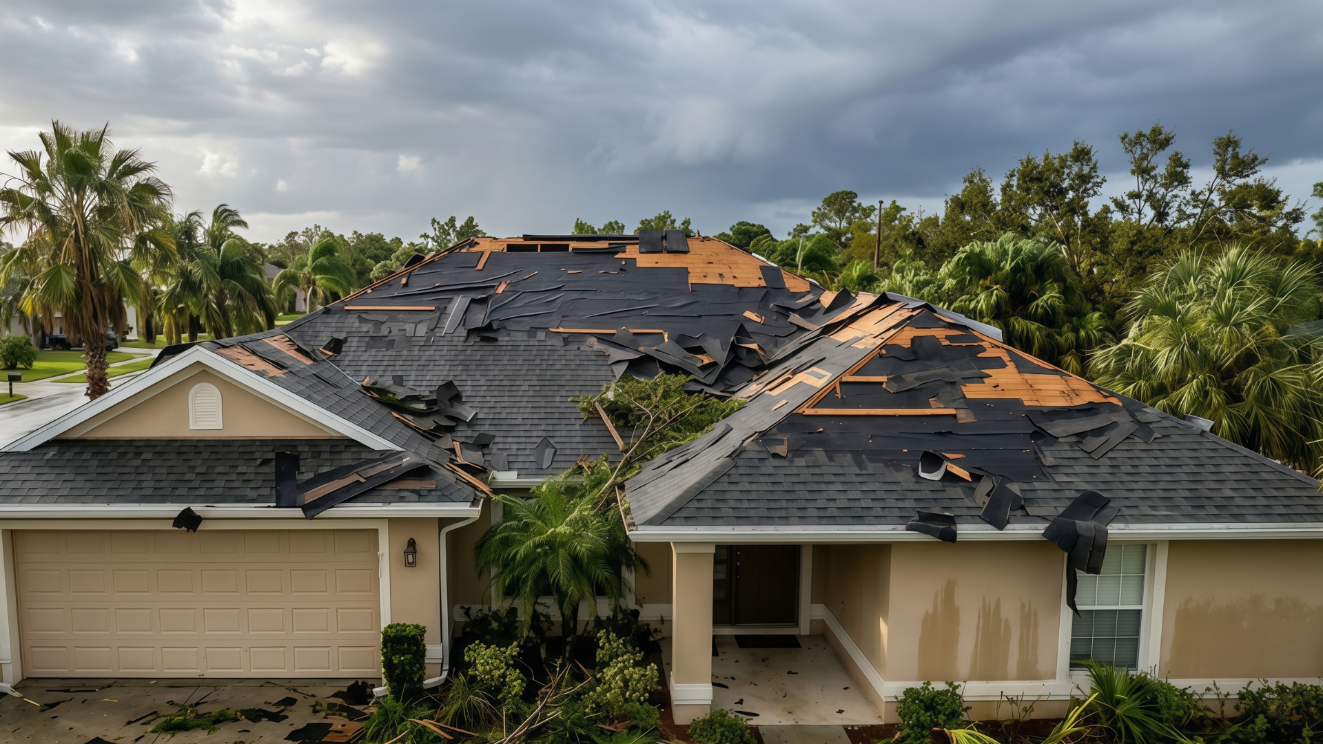 How Florida storms affect roofing materials like shingles, metal, and tile
