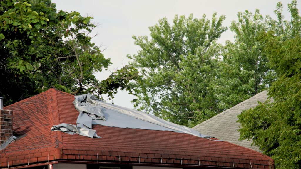 Roof inspection after a storm performed by a professional roofing contractor in Florida