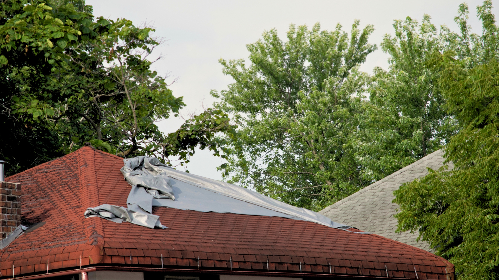 Roof inspection after a storm performed by a professional roofing contractor in Florida