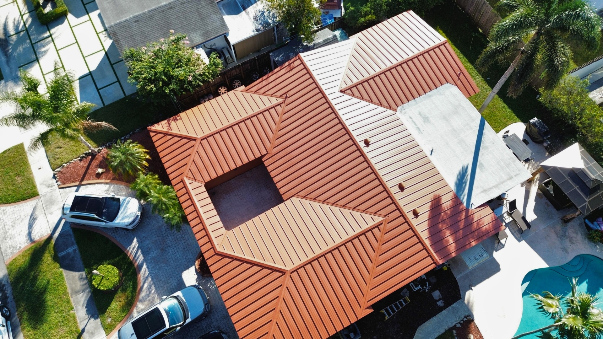 Wind-resistant roofing system installed by a Florida roofing contractor